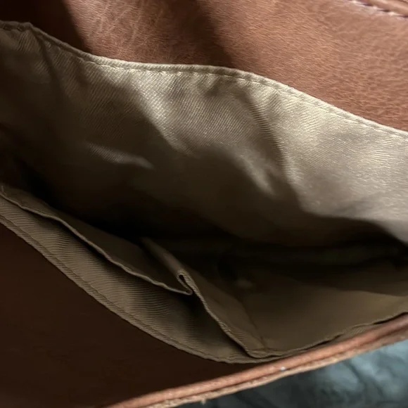 NWT The Sak Collective Sierra Leather Shopper in Teak Leaf - Picture 11 of 12